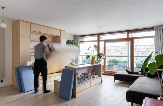 Nội thất thông minh và tiện lợi cho căn hộ studio